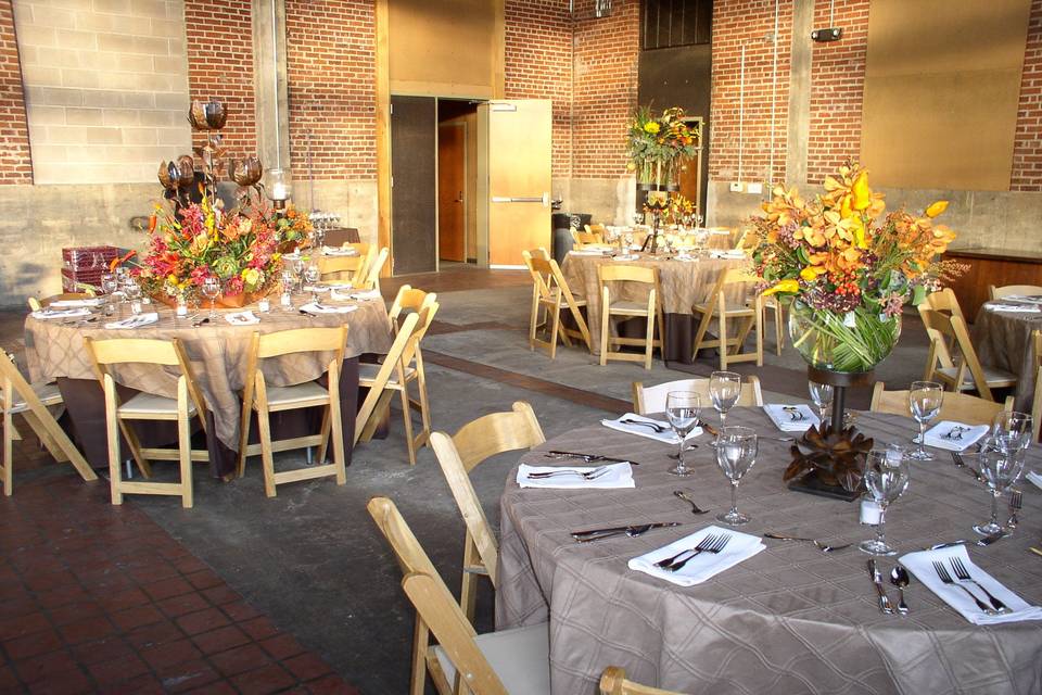 Rustic table setup