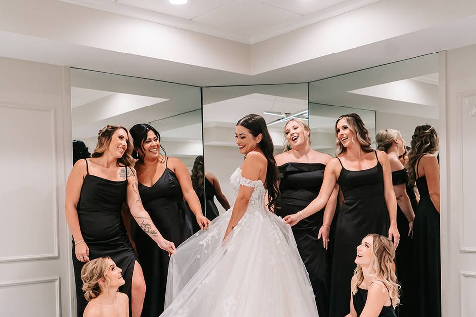 Mrs Arnold & Bridesmaids: July