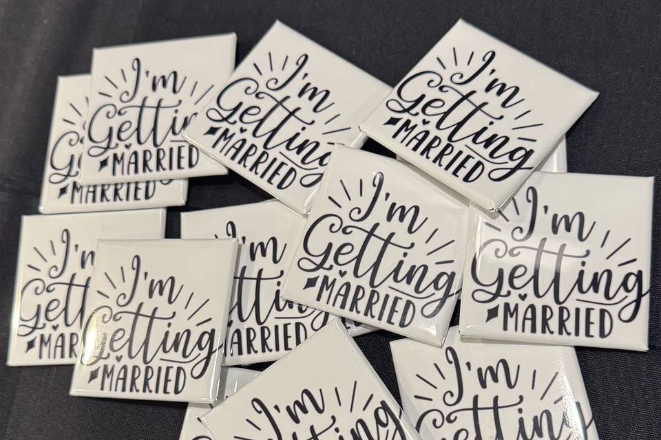 Wedding Event Magnets