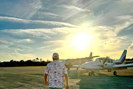 Private flight to Staniel Cay