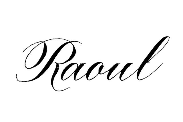Raoul Martinez Calligraphy