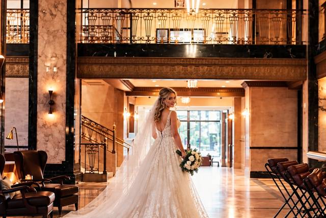 Bride in Trade Room
