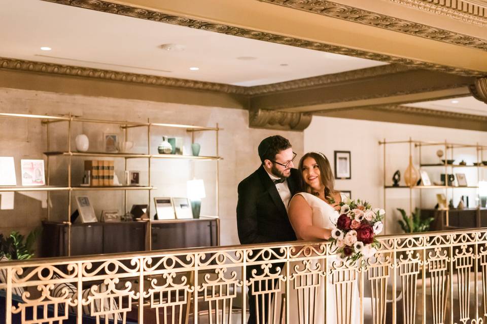 Couple in Archive Balcony