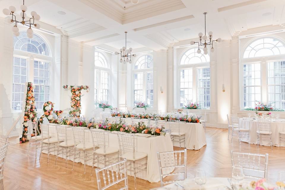 Reception setup