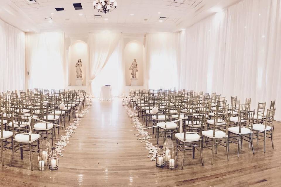 Ceremony setup