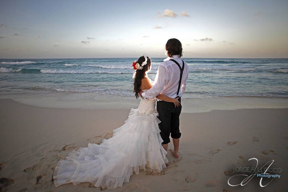 Wedding photography at Hard Rock Hotel Punta Cana Dominican Republic.