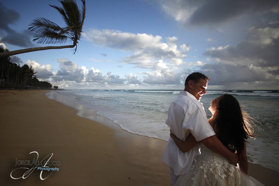 Wedding photography at Macao Beach Punta Cana Dominican Republic.