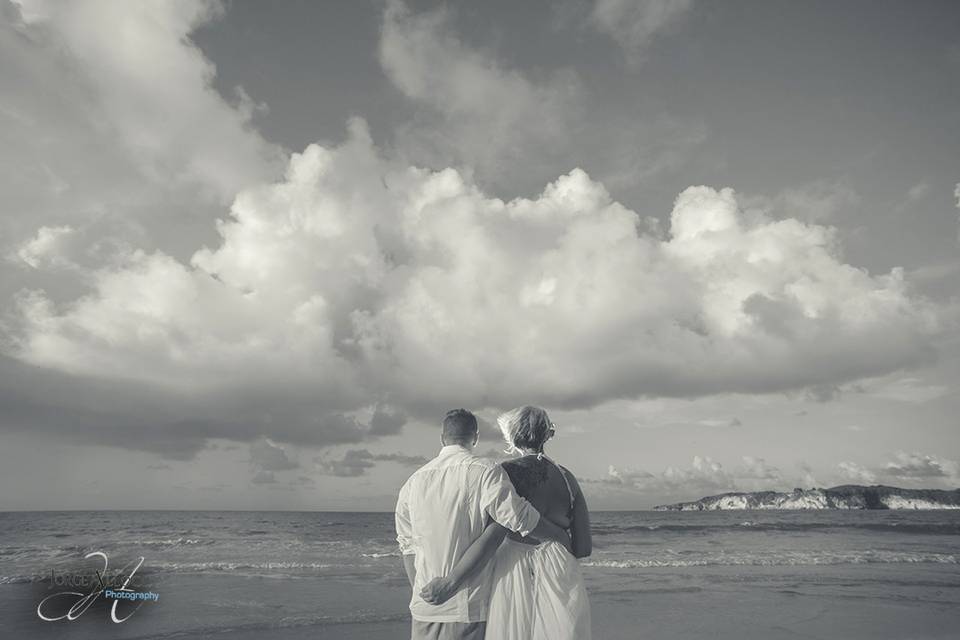 Wedding photography at Macao Beach Punta Cana Dominican Republic.