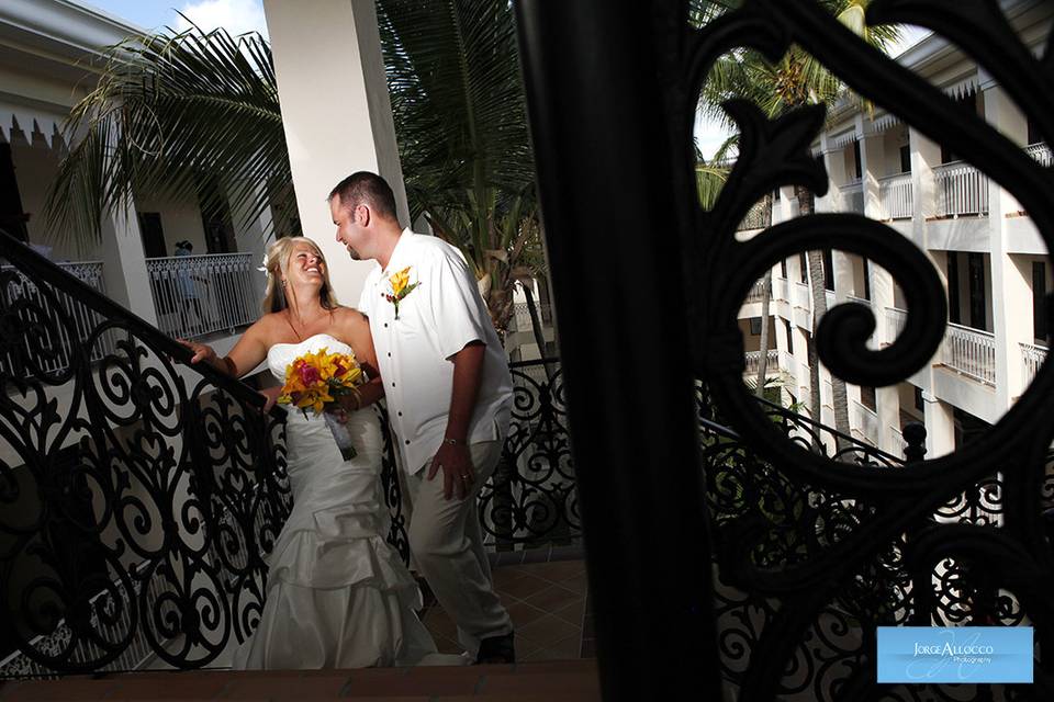 Wedding photography at Riu Palace Hotel Punta Cana Dominican Republic.