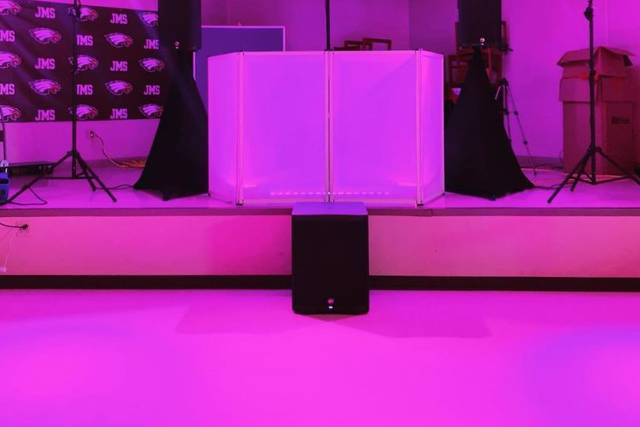 Pink lighting