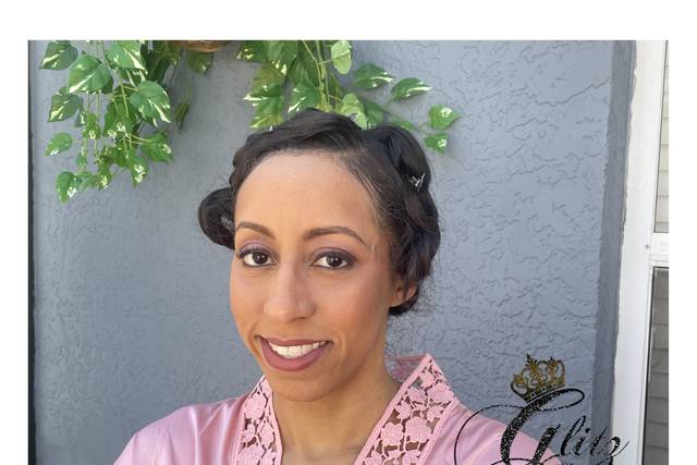 Soft glam/no lashes