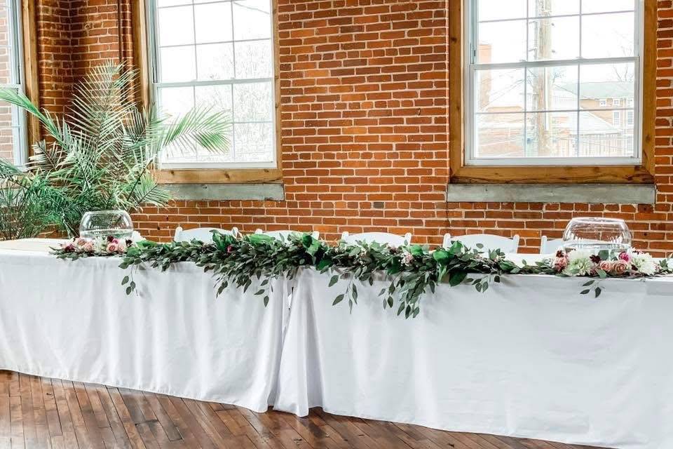 Green table