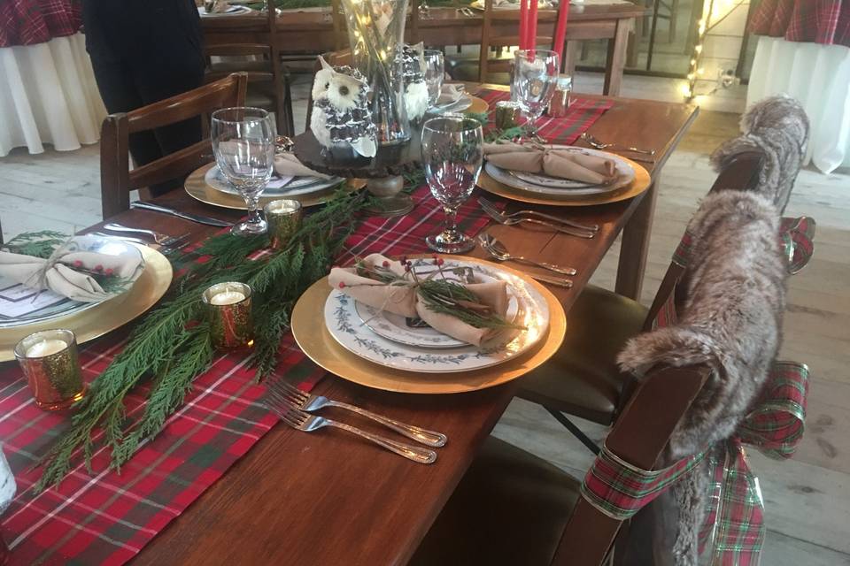 Winter Tablescape