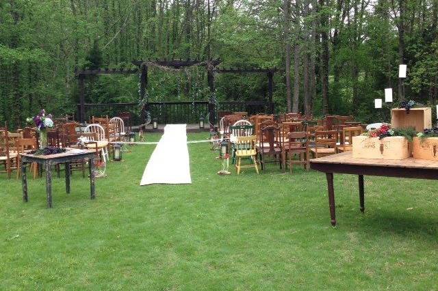 Outdoor wedding