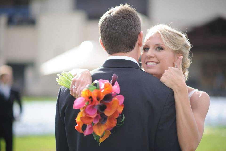 Wedding ceremony area