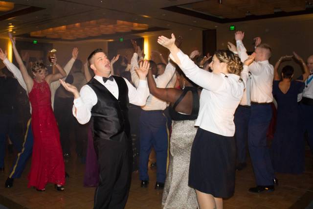 Guests partying