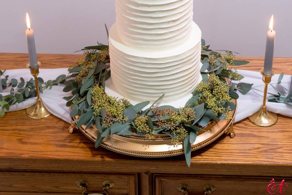 Eucalyptus Wedding Cake