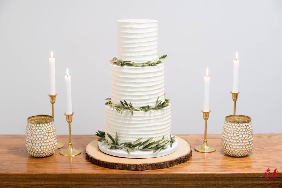 Eucalyptus Wedding Cake