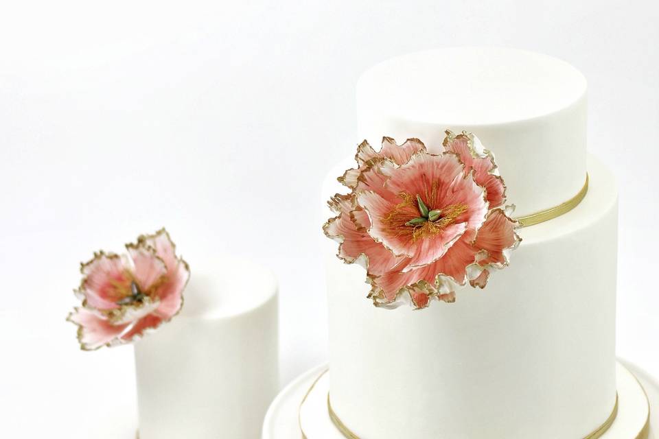 Peony wedding Cakes