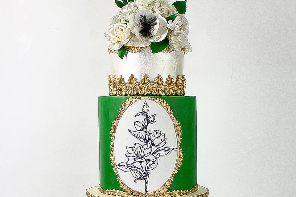 Ornate Wedding Cake