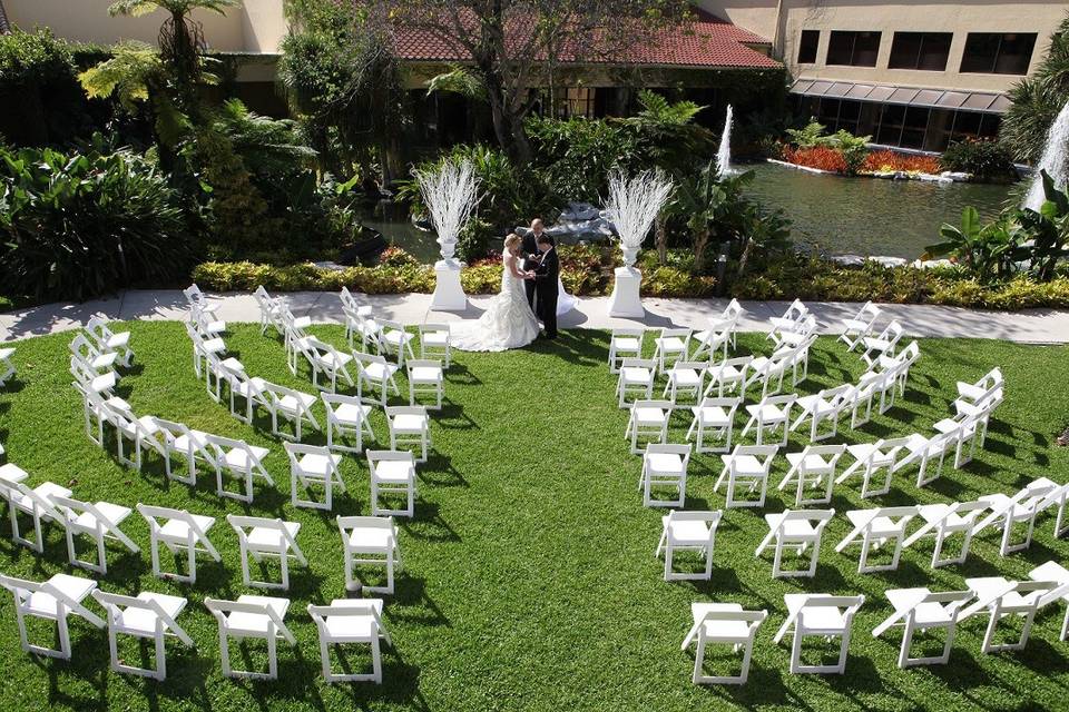 Outdoor ceremony