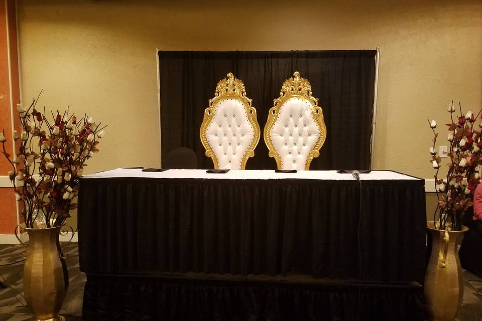 Head table