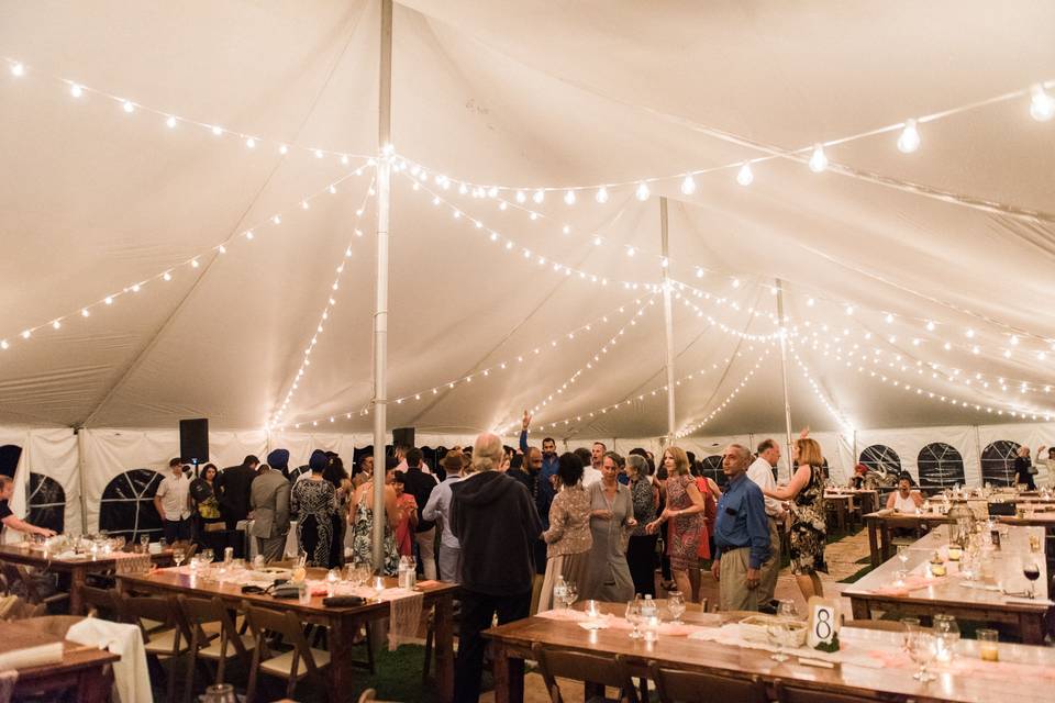 Tent reception