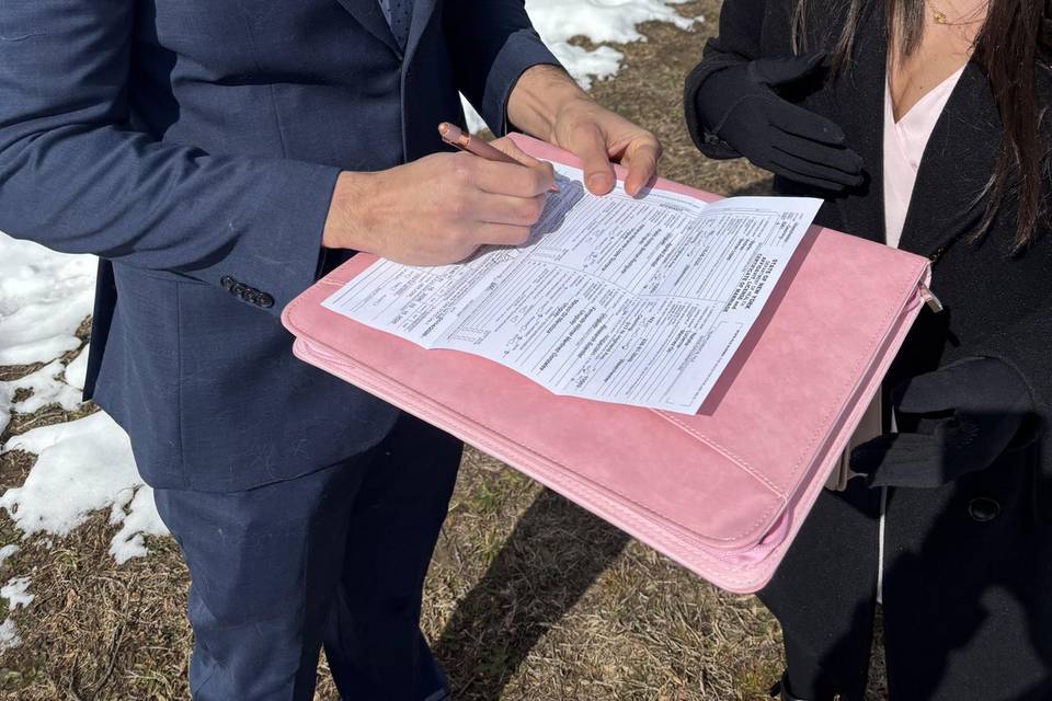 Signing