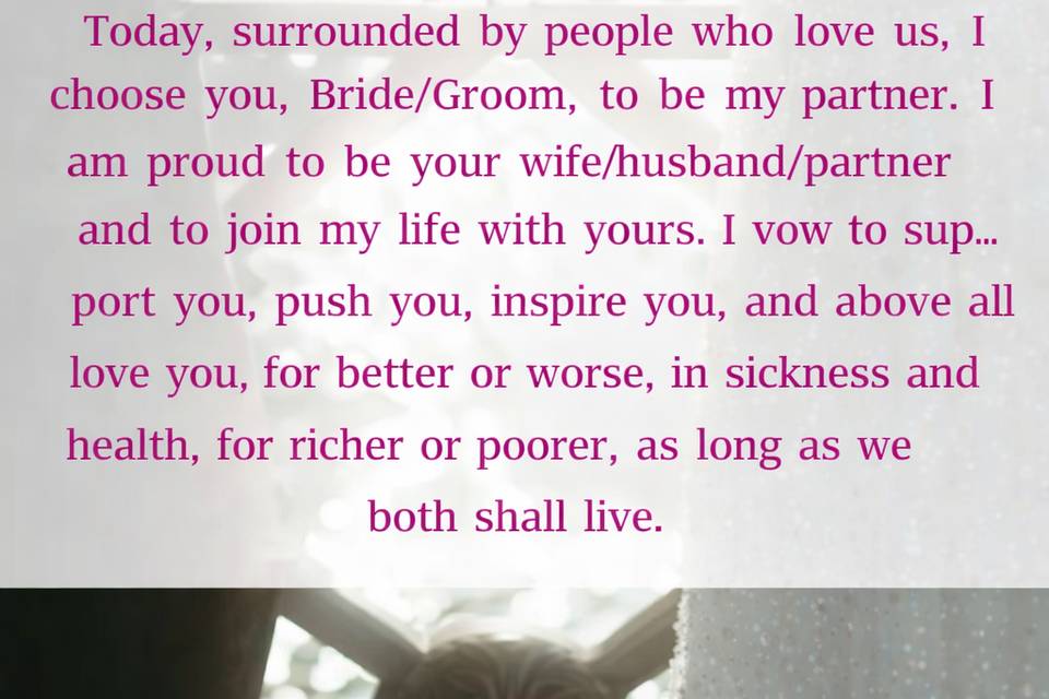 Vows