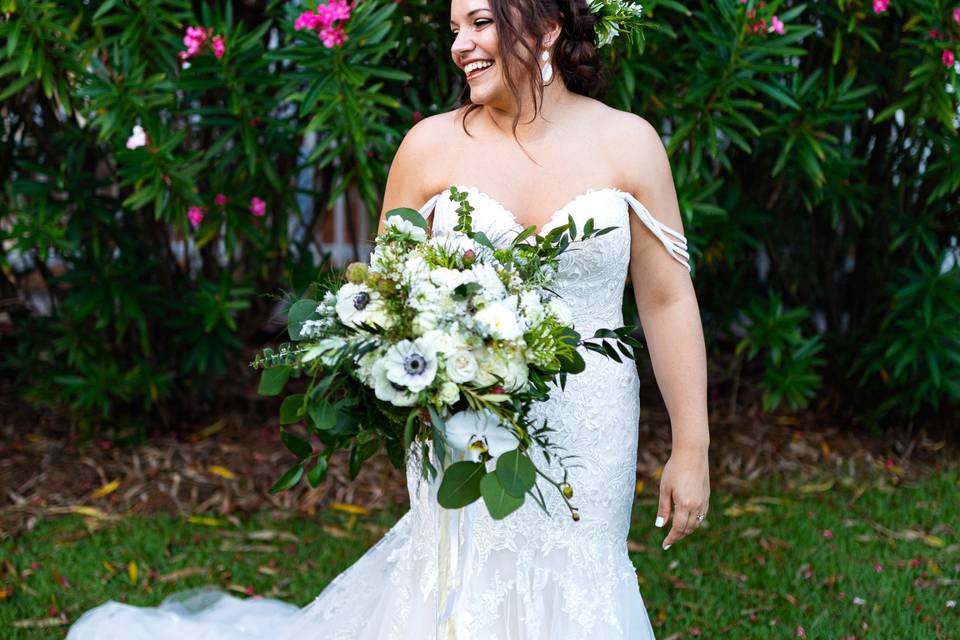A happy bride