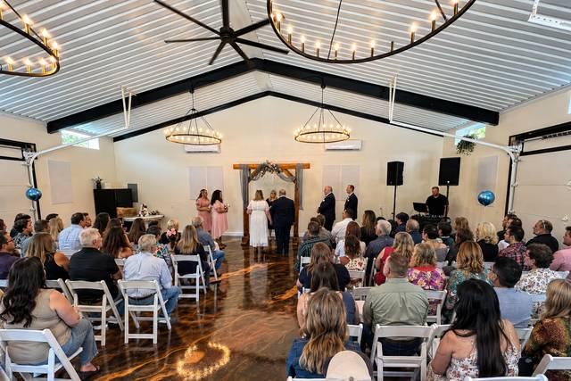 Ceremony in Barn