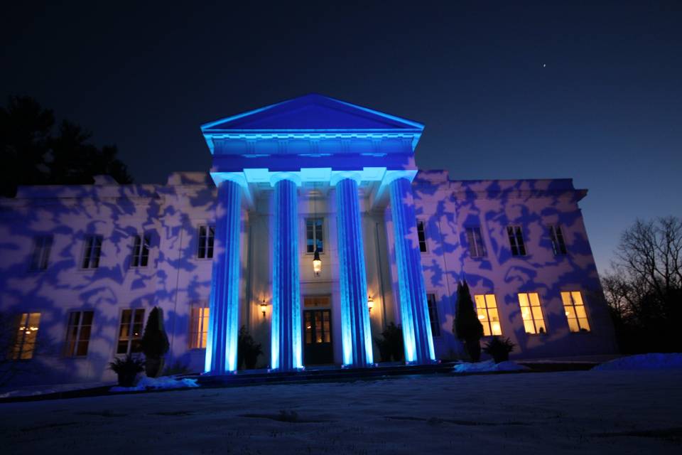 Mechanics Hall Uplighting