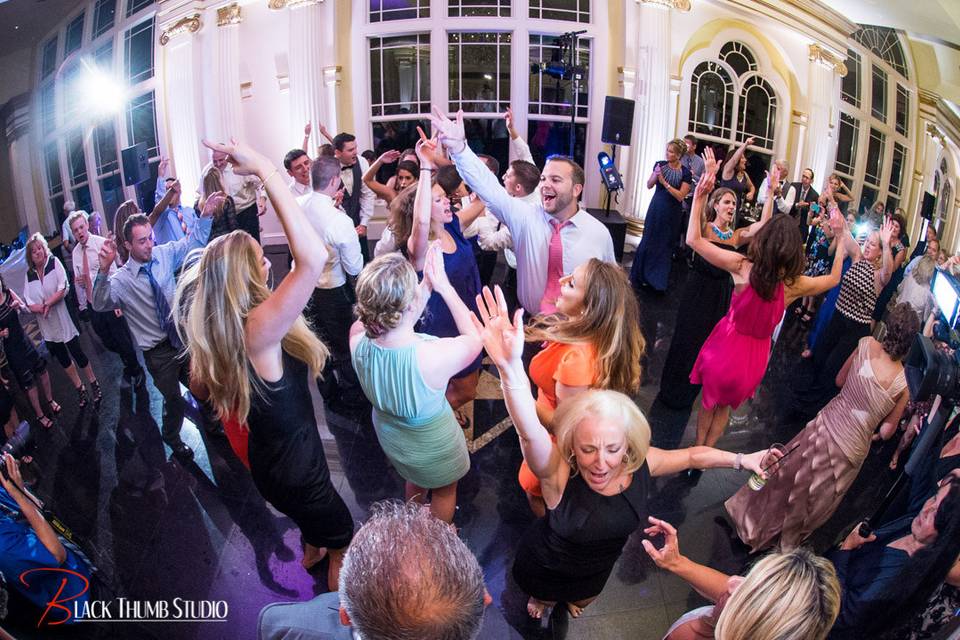 Guests on the dance floor