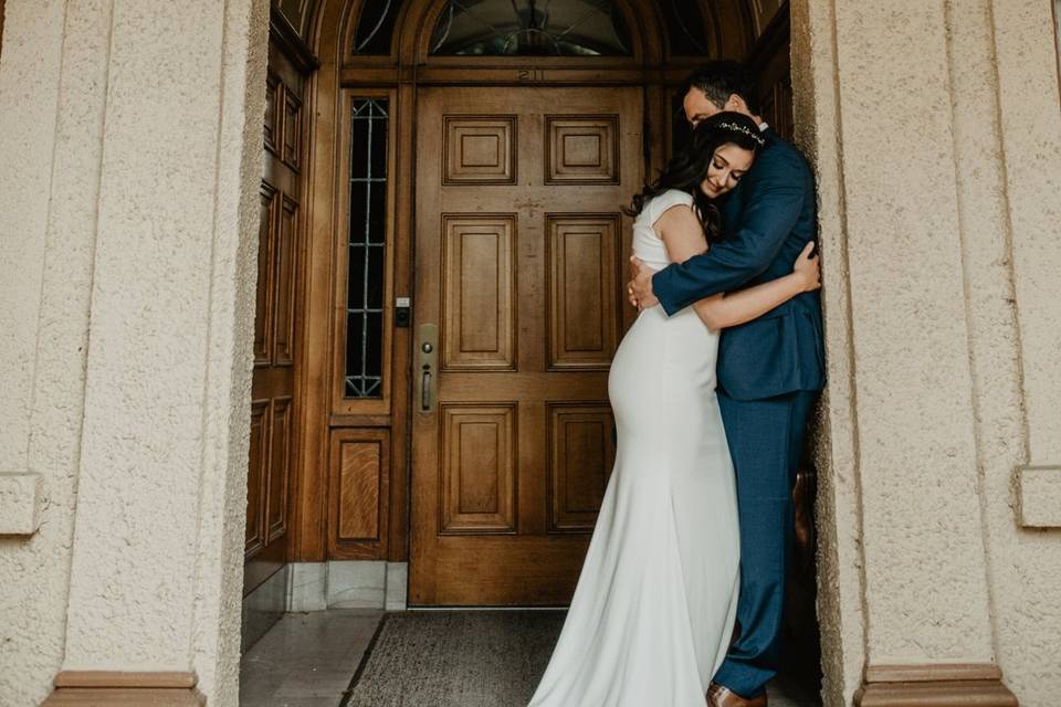 Bride and groom