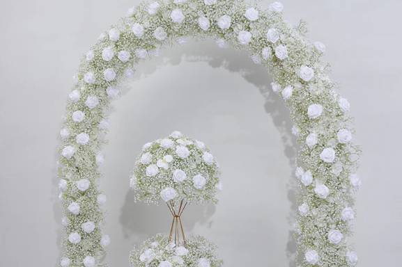 White Baby Breath Arch Dec