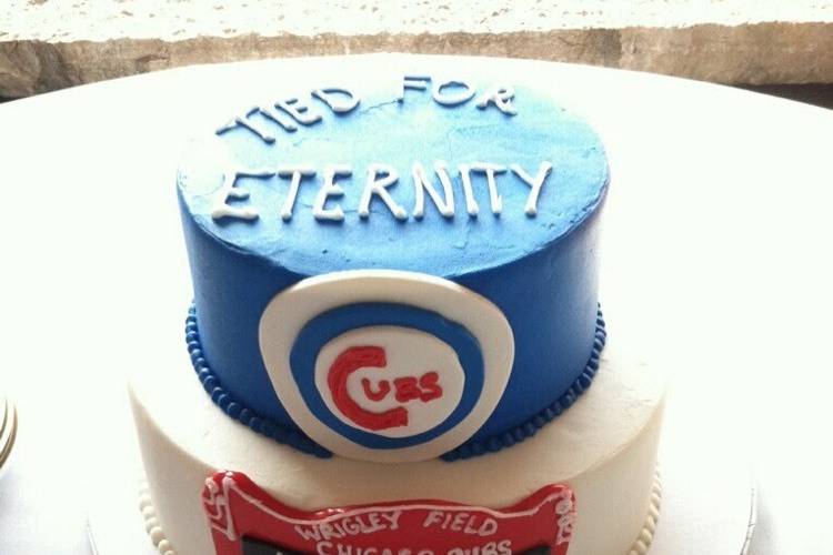 Grooms cake - Go Cubs