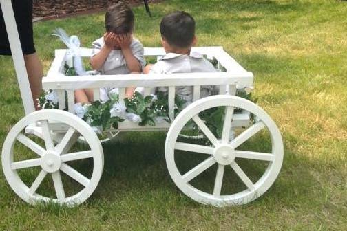 Ring Bearer and Wagon