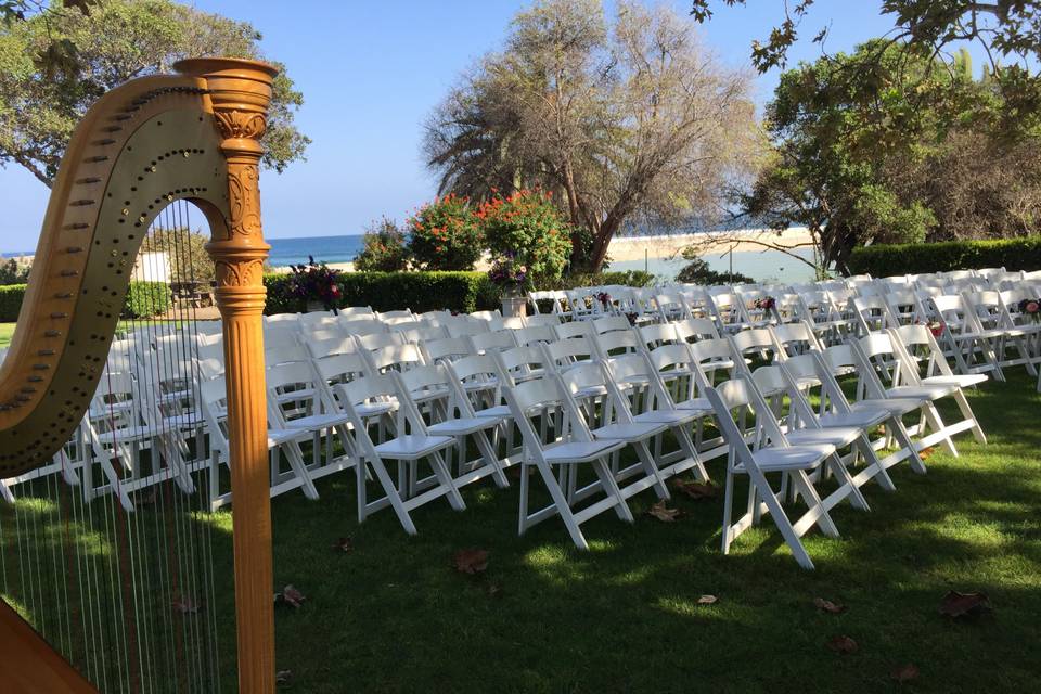 Outdoor wedding Malibu