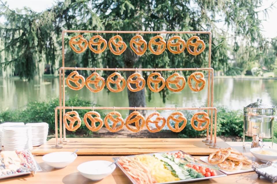 Pretzel Table at the Pavilion