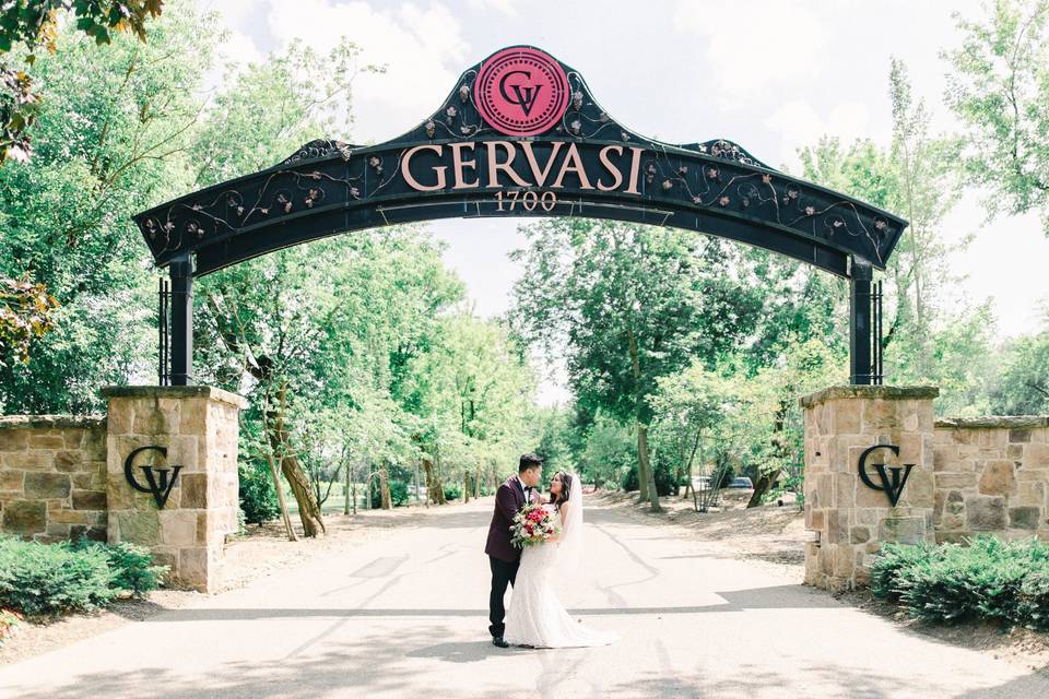 Gervasi Vineyard Entrance