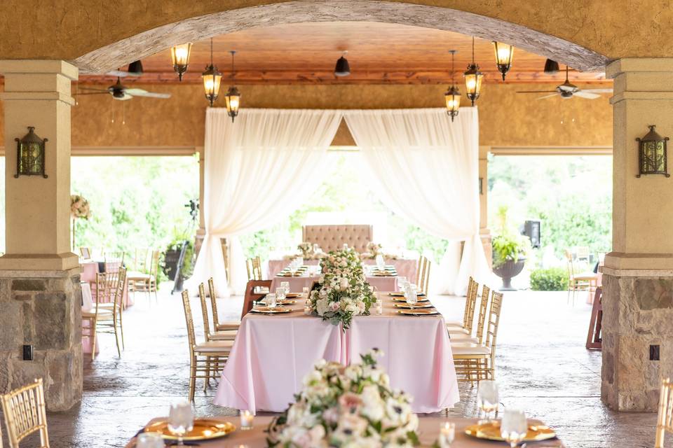 Pavilion Table Setting