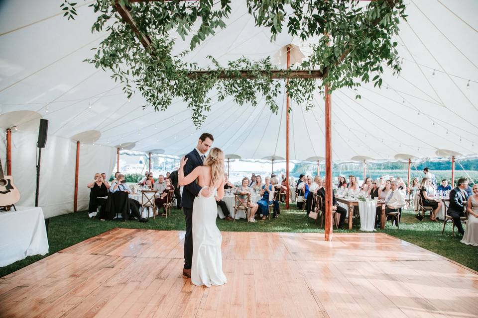 Tented wedding