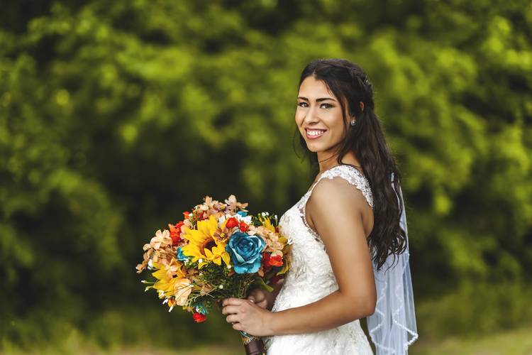 Bridal portrait in Lexington