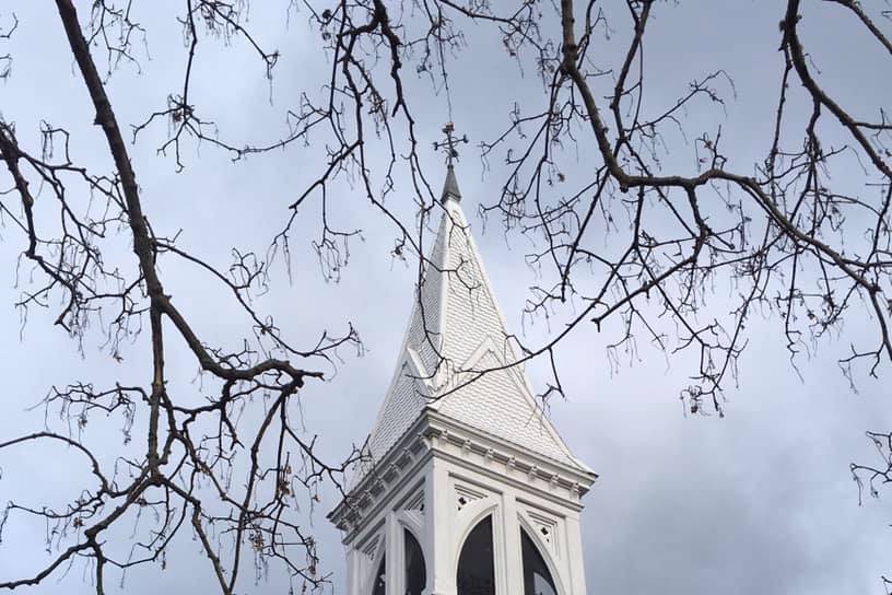 White steeple