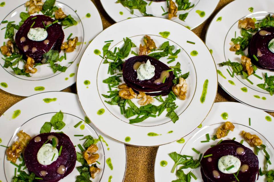Beet and Goat Cheese