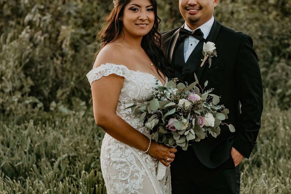 Bride and groom