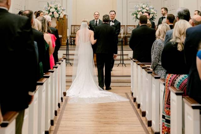 Walking up the aisle
