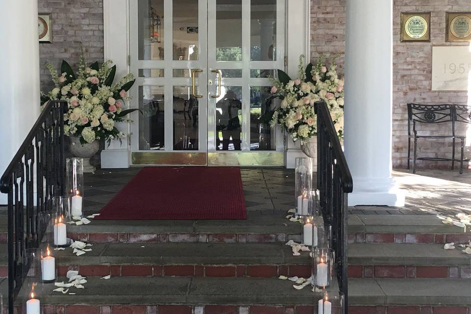 Formal outside entrance