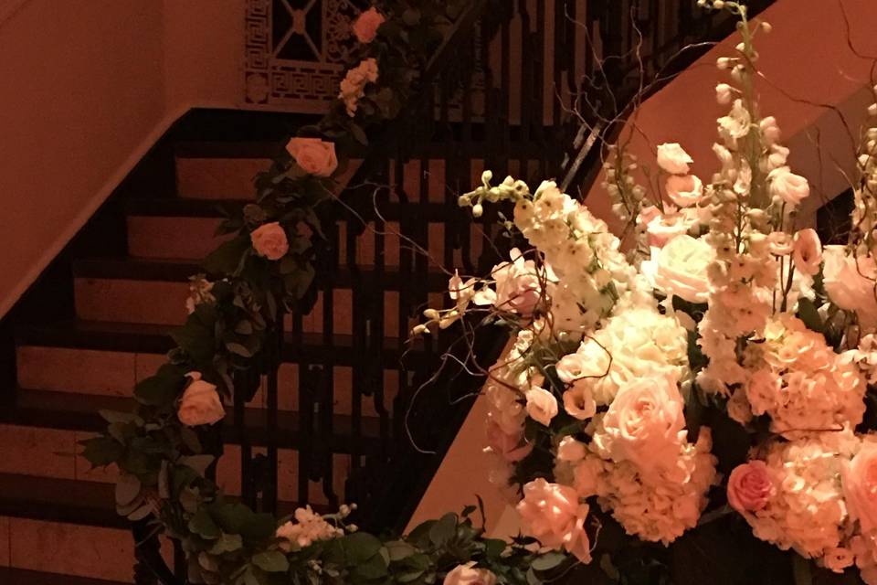 Stairwell garland