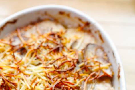 Gouda scalloped potatoes